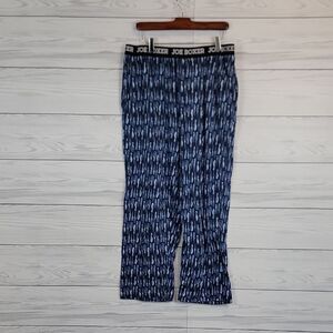 Joe Boxer Men's Loungwear Pants With Bowling Print Size Large